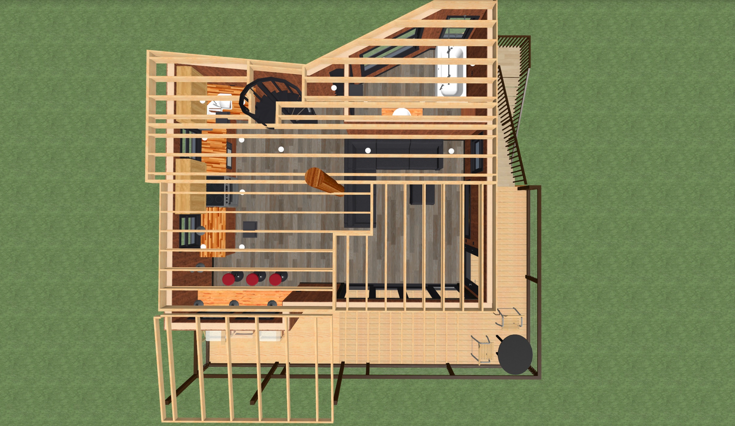 Complete Detailed Plans - Southern Adventures Treehome
